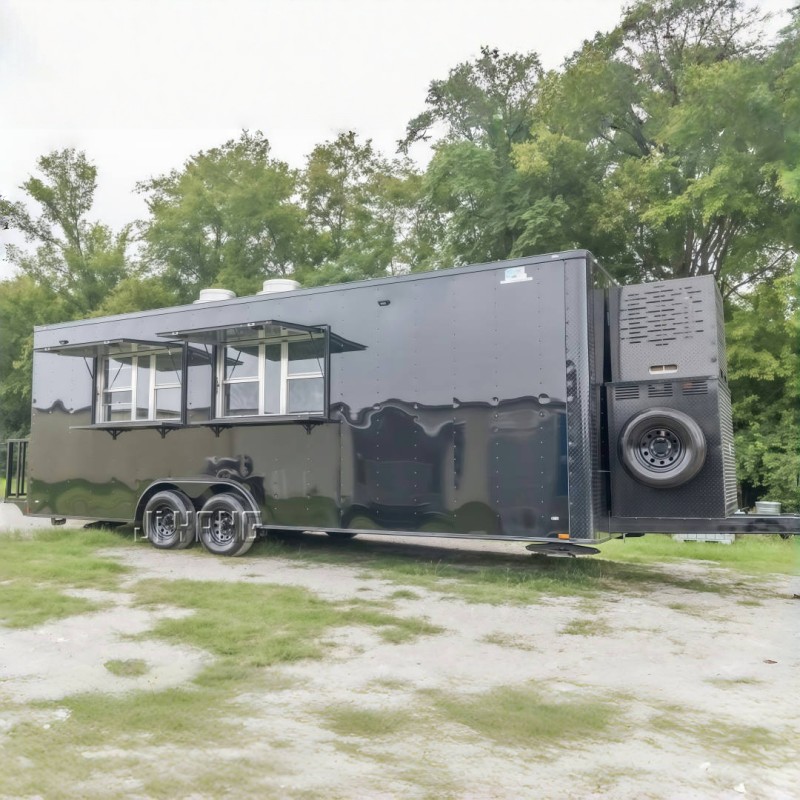 Mobile Restaurant Trailer Factory - US Standard Street Food Truck with Kitchen