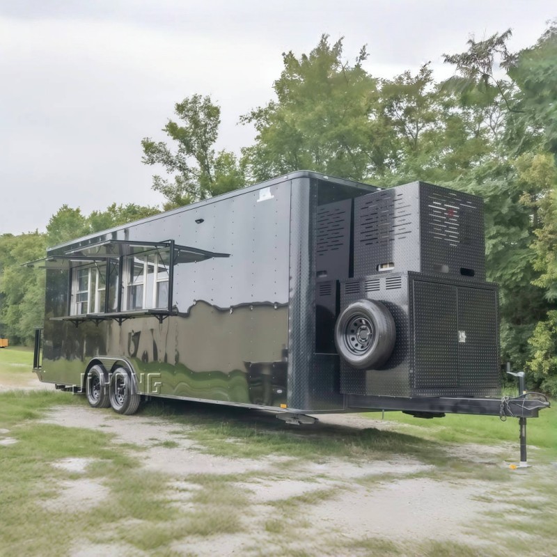 Mobile Restaurant Trailer Factory - US Standard Street Food Truck with Kitchen