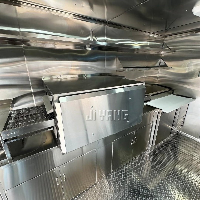 Mobile Food Truck Factory - Enclosed Food Trailer with Full Kitchen Equipment
