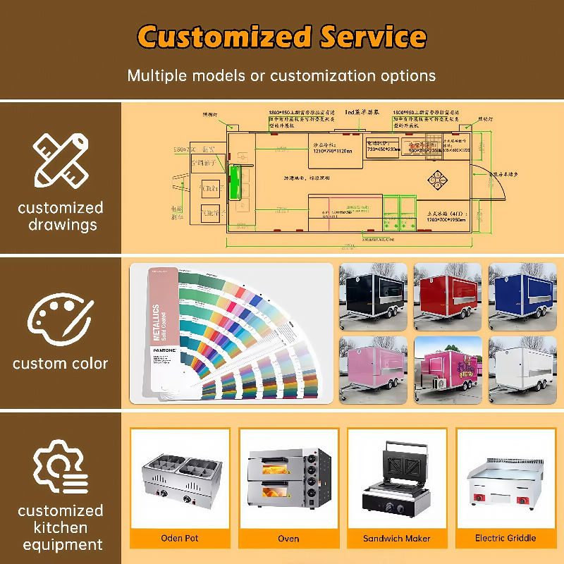 Falafel Food Truck Manufacturer - Custom Middle Eastern Street Food Trailer