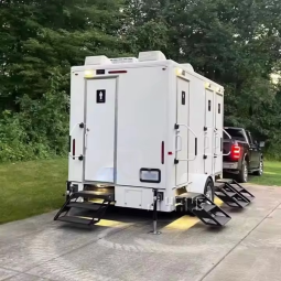 Mobile Toilet Trailer Supplier - VIP Luxury Portable Bathroom Trailer Manufacturer