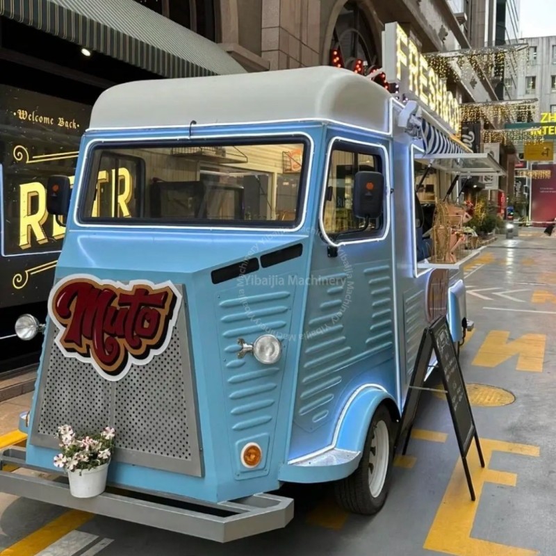 Mobile Bar Trailer Manufacturer - Custom Ice Cream Coffee Crepes Food Truck