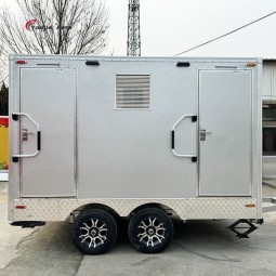 Portable Toilet Trailer Factory - Custom Steel Plate Modern Restroom Unit