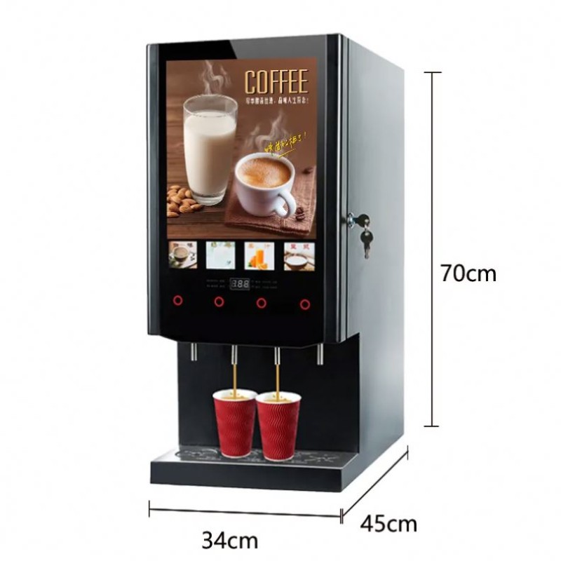 Vending Machine Manufacturer - 4-In-1 Hot Drinks Automatic System