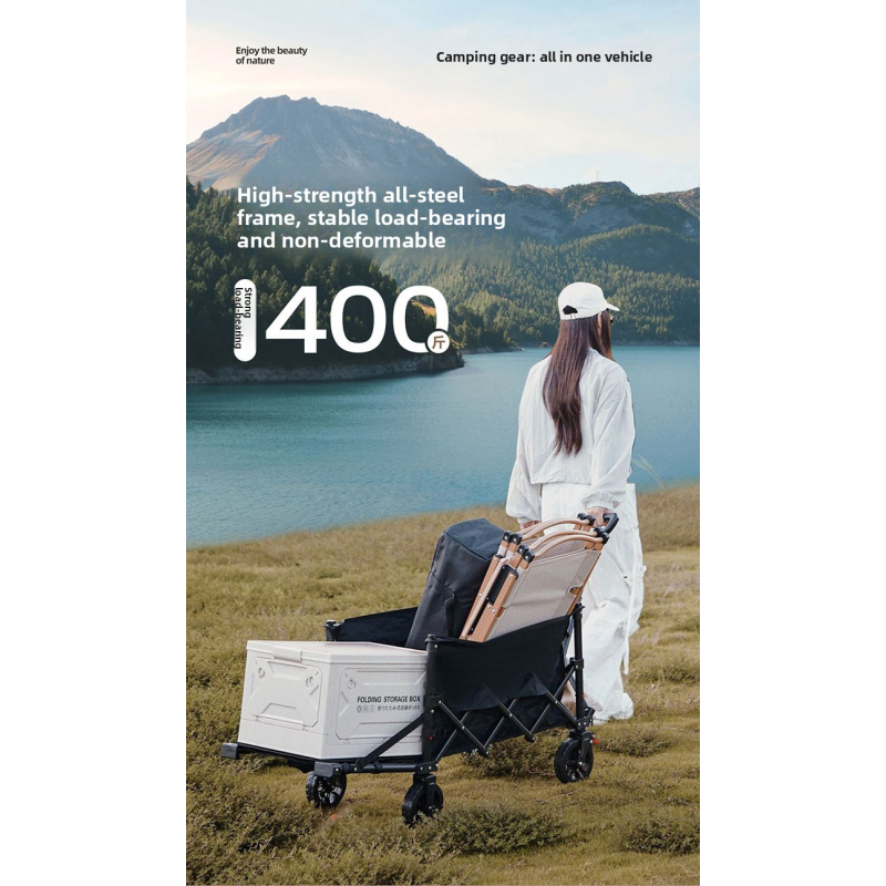 Camping Cart Manufacturer - Foldable Picnic Trolley