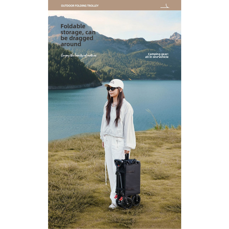 Camping Cart Manufacturer - Foldable Picnic Trolley