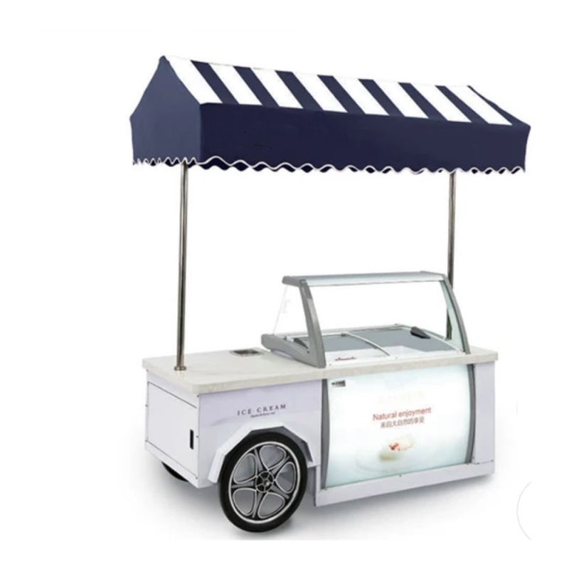 Mobile Food Cart Factory - Oriental Dessert Ice Cream Vending Trailer