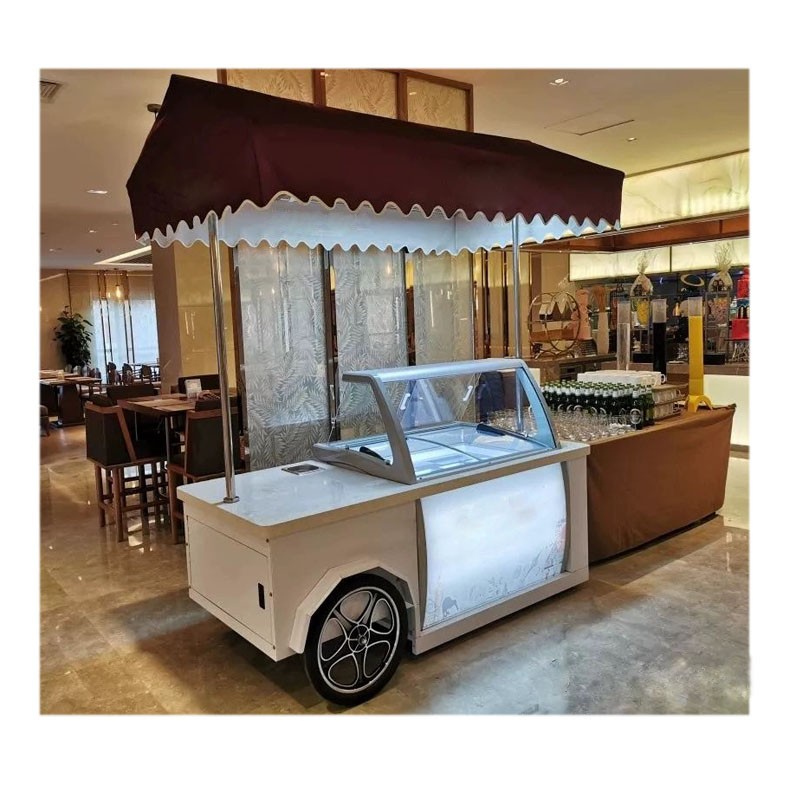 Mobile Food Cart Factory - Oriental Dessert Ice Cream Vending Trailer