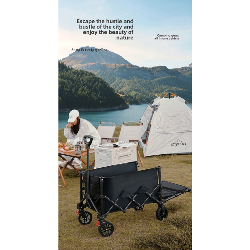 Camping Cart Manufacturer - Foldable Picnic Trolley