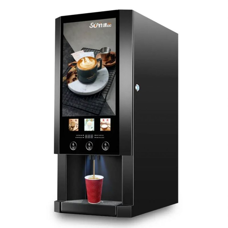 Coffee Vending Machine Factory - 3 Flavors Touch Screen Machine