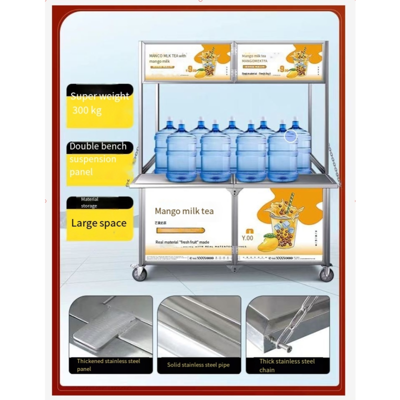 Food Cart Manufacturer - Multifunctional Foldable Night Market Cart