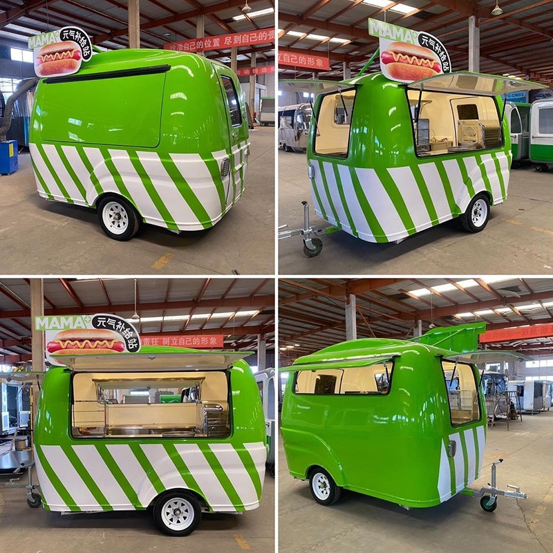 Hotdog Food Cart Manufacturer - Custom Street Mini Mobile Ice Cream Trailer