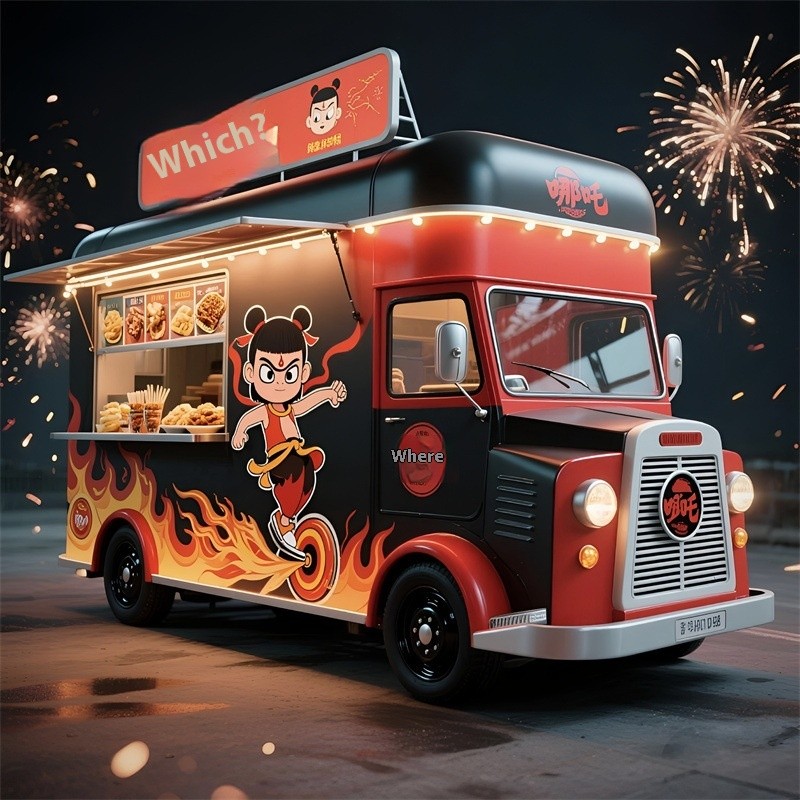 AO Bing Snack Car Factory - Custom Magic Child Movable Night Market Stall