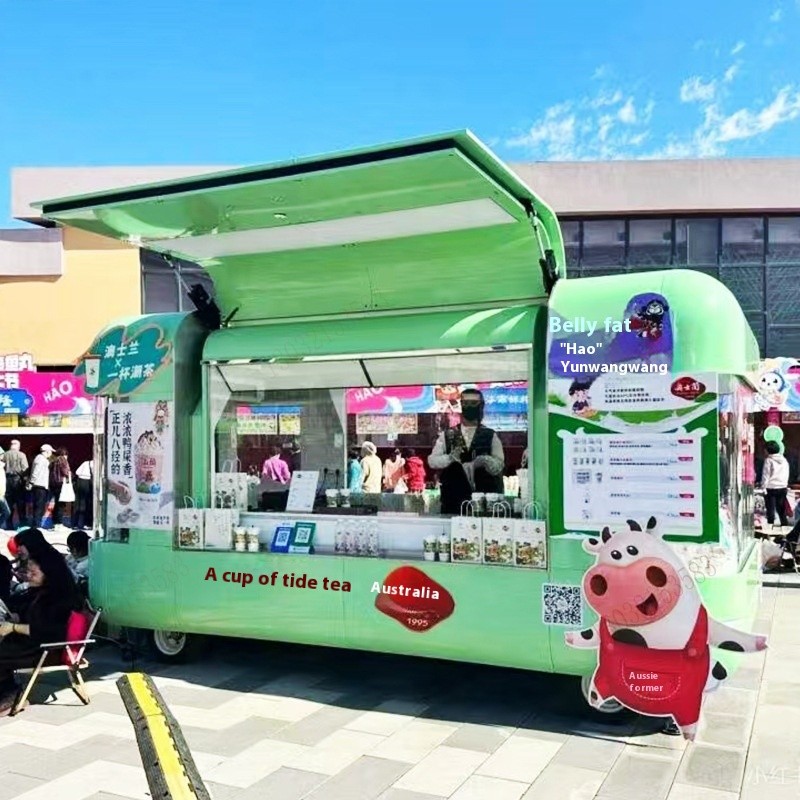 Mobile Kitchen Factory - Custom Fully Equipped Fast Food Trailer Outdoor