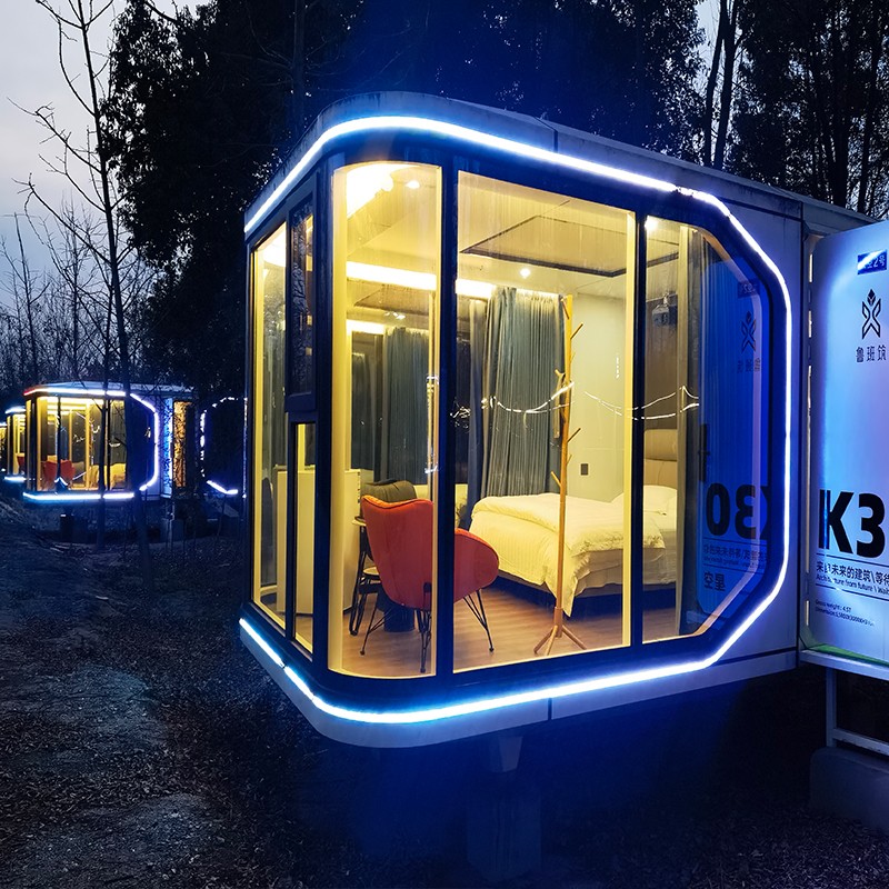 Container House Factory - Custom Outdoor 40ft Aluminum 2 Bedroom Hotel