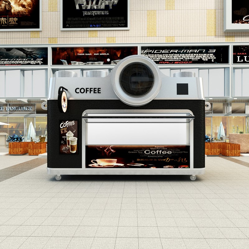 Mobile Food Cart Factory - Custom Retro Citroen Styled Hotdog Corn Cart