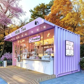 Container House Factory - Custom Industrial Style 40ft Outdoor Sustainable