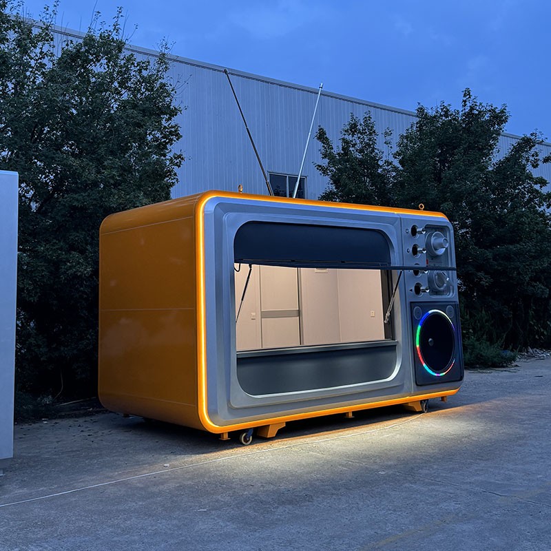 Vintage TV Factory - Custom 1980s Look Big Sized Landmark Kiosk 220V