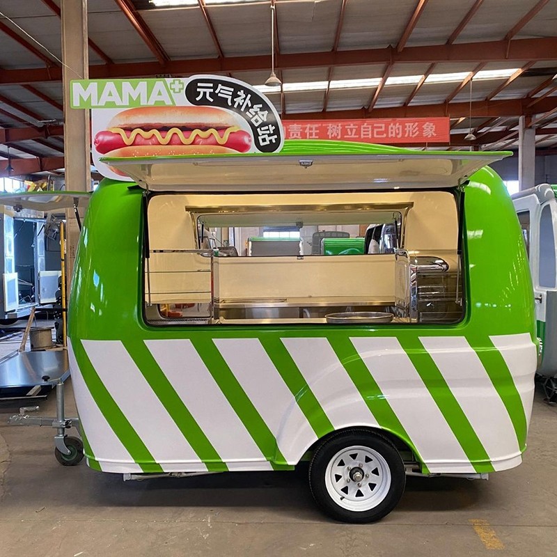 Hotdog Food Cart Manufacturer - Custom Street Mini Mobile Ice Cream Trailer