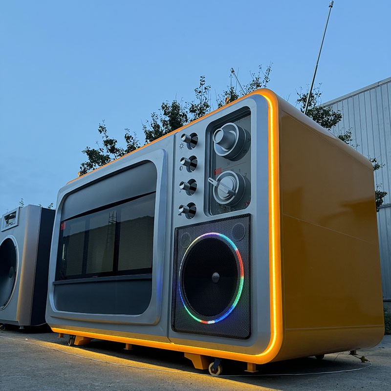 TV Food Truck Factory - Custom Old-Style Massive Landmark Kiosk Businesses