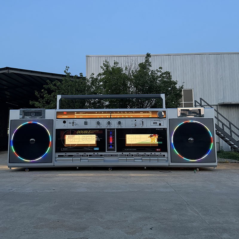 Radio Dining Car Factory - Custom Retro Portable Coffee Milk Tea Shop 220V