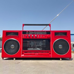 Radio Food Truck Factory - Custom Dessert Multifunctional Retro Snack Bar