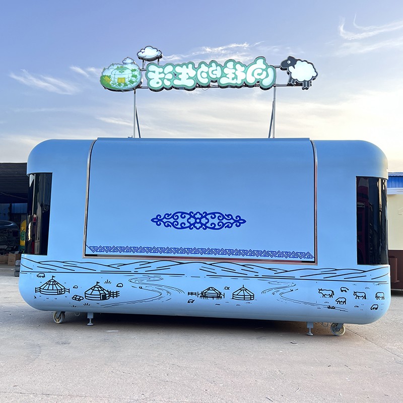 Food Trailer Factory - Custom Full Kitchen Mobile Coffee Equipped Truck