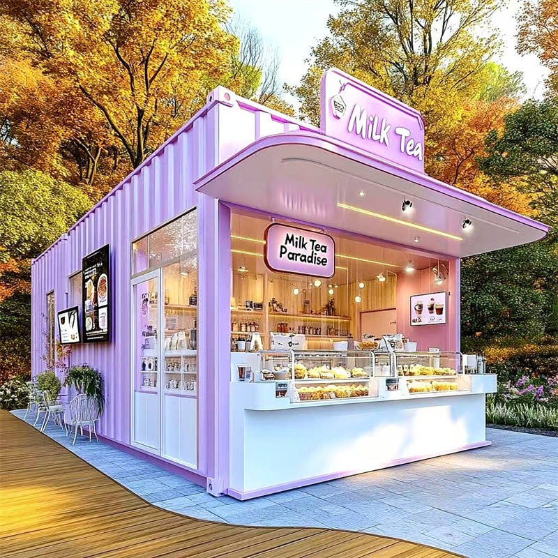 Container House Factory - Custom Industrial Style 40ft Outdoor Sustainable