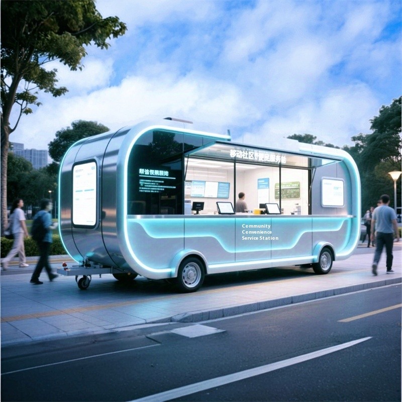 Mobile Shop Factory - Custom Stainless Steel Electric Dining Car Night Market