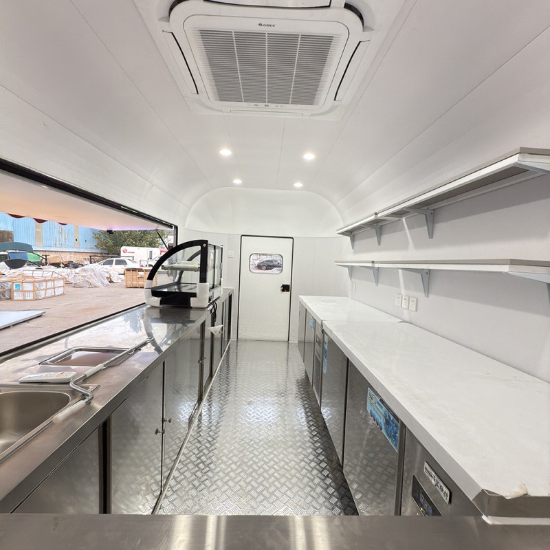 BBQ Food Truck Manufacturer - Custom Stainless Steel Full Kitchen Equipment