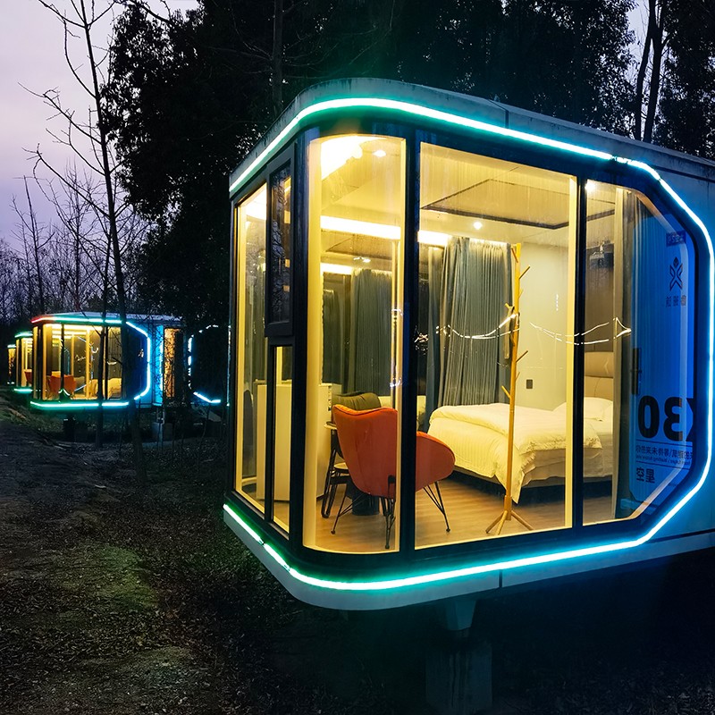 Container House Factory - Custom Outdoor 40ft Aluminum 2 Bedroom Hotel