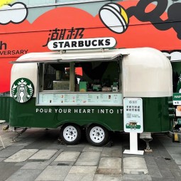 Vintage Mobile BBQ Factory - Custom Food Trailer Coffee Shop Restaurant