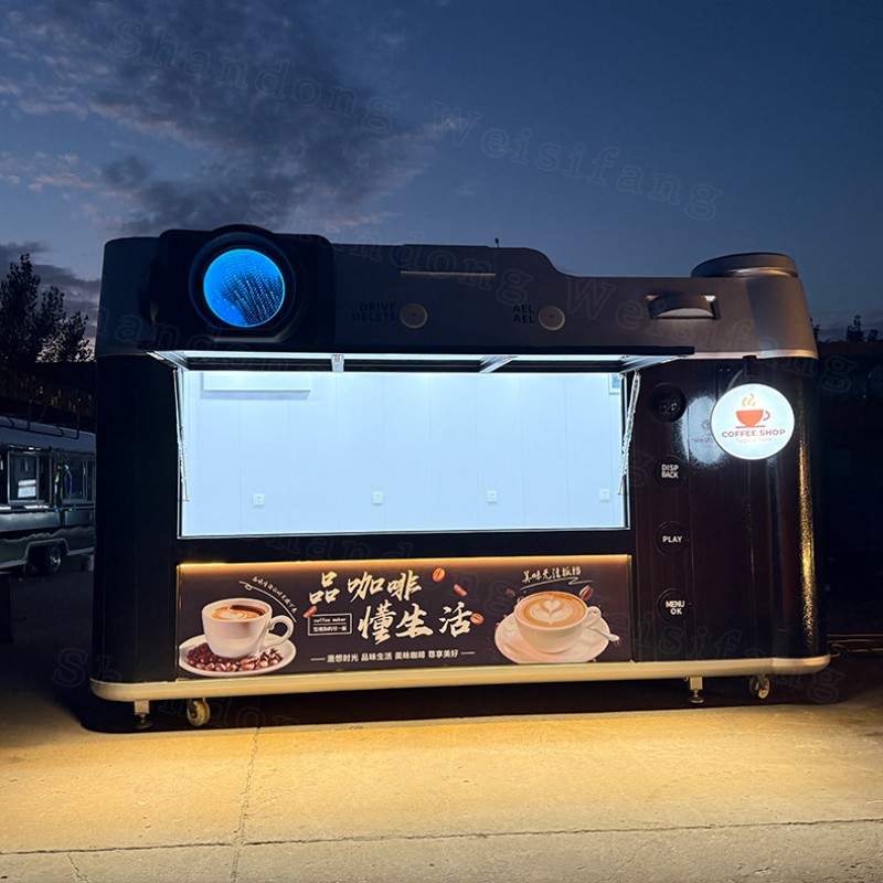 Camera Sales Booth Factory - Custom Technological Lighting Night Market