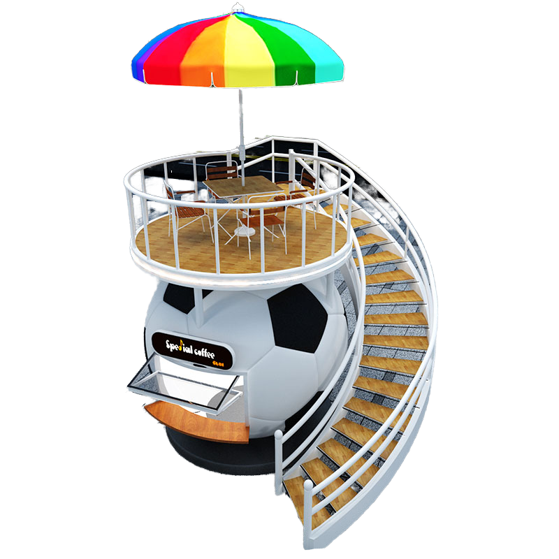 Football Food Cart Manufacturer - Custom 4-Wheel Large Capacity Corn Gourmet