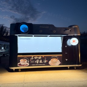 Camera Food Cart Factory - Custom Creative Signage Cultural Catering Retail