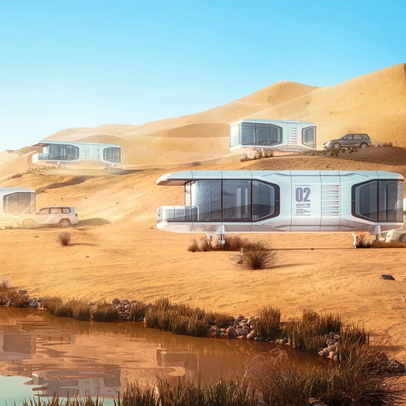 Mobile Home Factory - Custom Landscape Portable Prefab Space Capsule