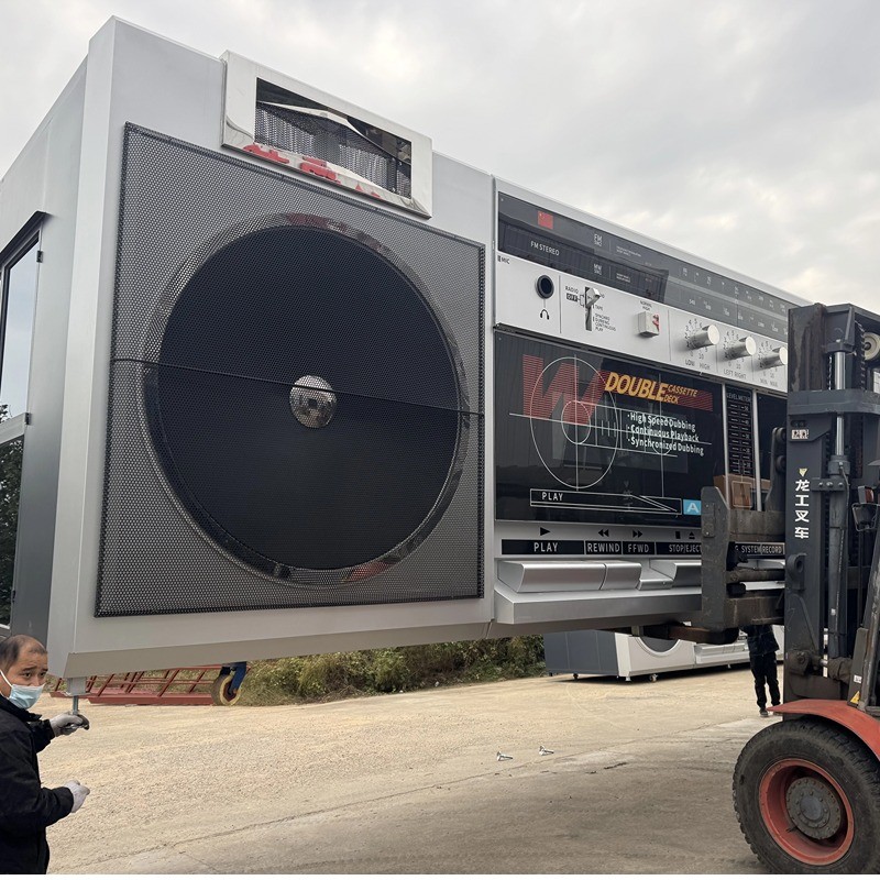 Food Truck Manufacturer - Custom Stainless Steel Multi-functional Beverage Cart