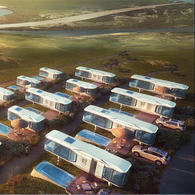 Mobile Home Factory - Custom Landscape Portable Prefab Space Capsule