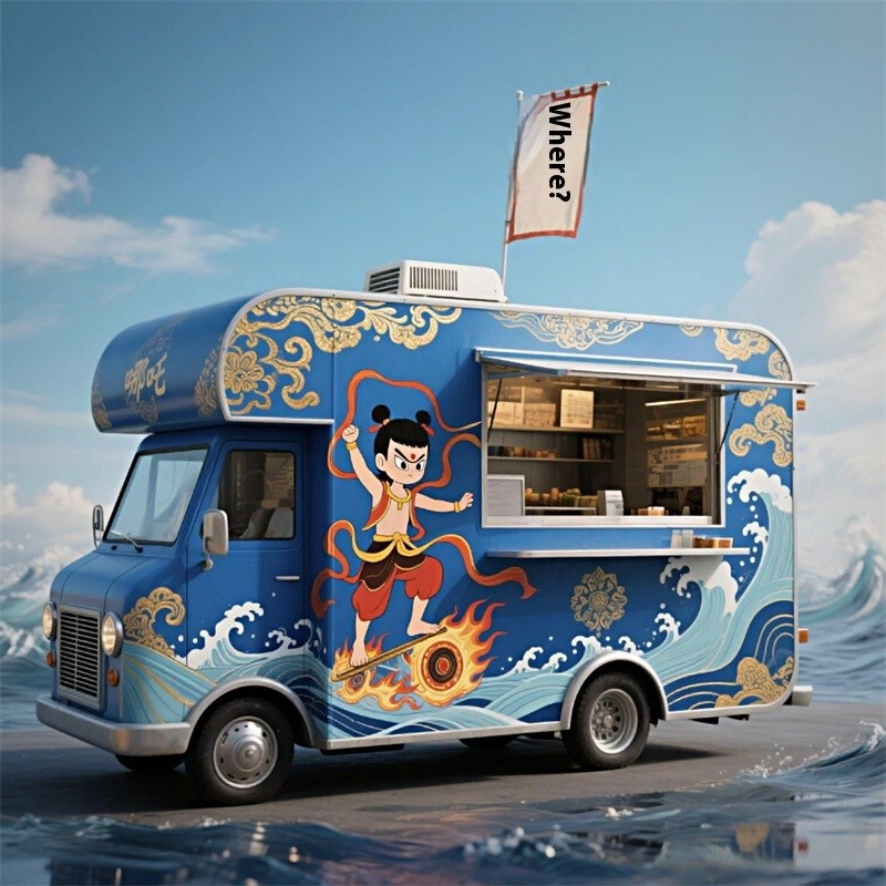 AO Bing Snack Car Factory - Custom Magic Child Movable Night Market Stall