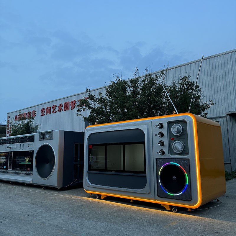 TV Food Truck Factory - Custom Old-Style Massive Landmark Kiosk Businesses