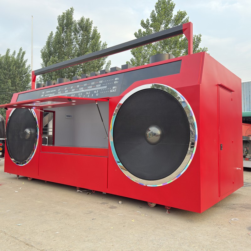 RV Trailer Manufacturer - Custom Galvanized Steel Snack Food Kitchen Equipment