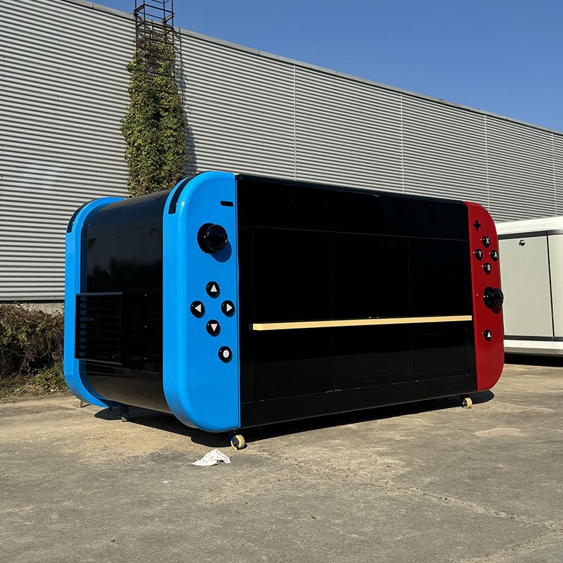 Food Kiosk Factory - Custom Stainless Steel Frame Street Food Cart 220V