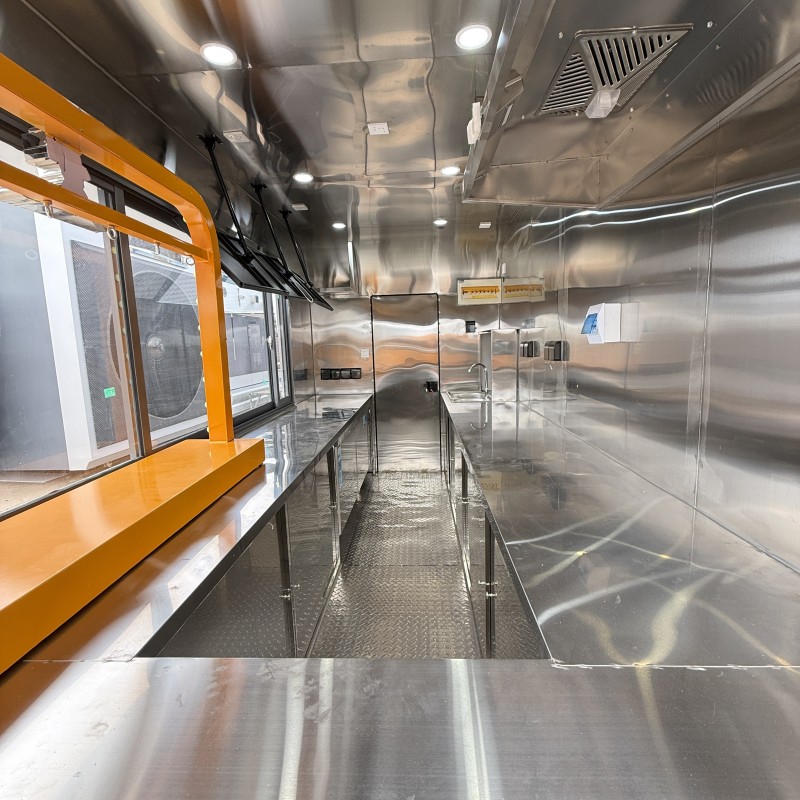 BBQ Food Truck Factory - Custom Stainless Steel Camera Design Street Food