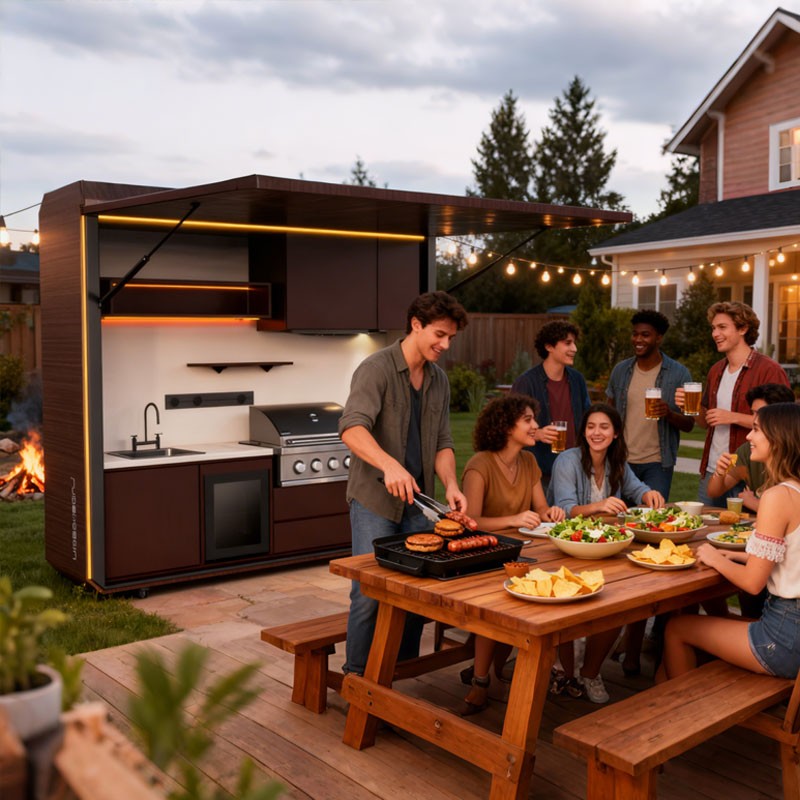 Garden Kitchen Factory - Creative Aluminum Eco-Friendly Outdoor Barbecue