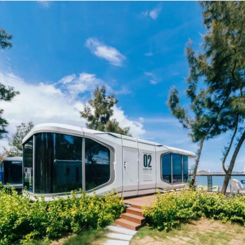 Prefab House Factory - Custom Hurricane Proof Resort Steel Frame 5 Bedroom