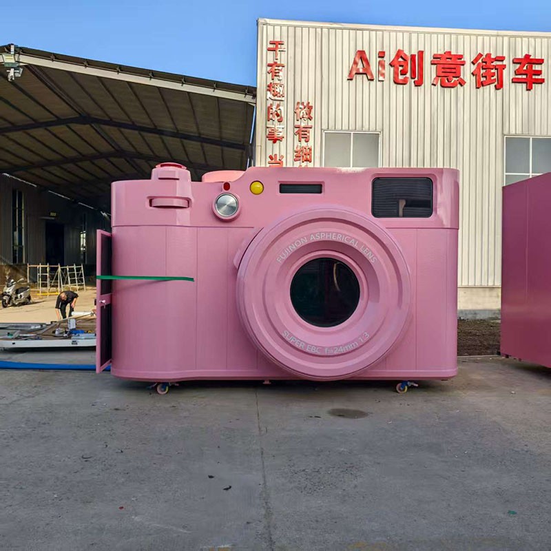 Camera Food Stall Factory - Custom Retro 220V Net Red Milk Tea Ice Cream