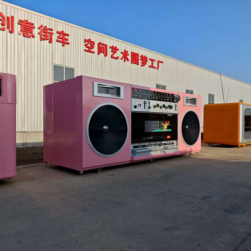 Camera Food Truck Manufacturer - Custom Giant 220V Voltage Tasty Bites