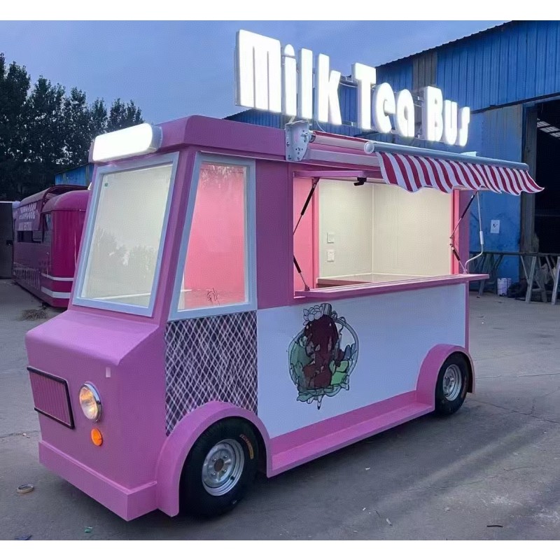 Food Trailer Manufacturer - Custom Marshmallow Mobile Truck CE Certified