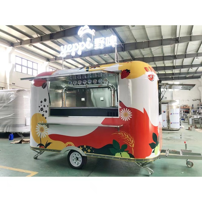 Mobile Food Trailer Factory - New Stainless Steel Low Price Second Hand