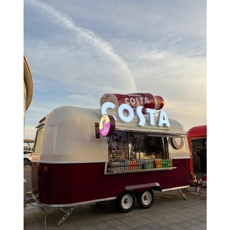 Food Trailer Supplier - European Standard Round Type Custom Truck